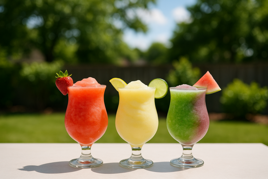 Best Frozen Drinks for a Backyard Party