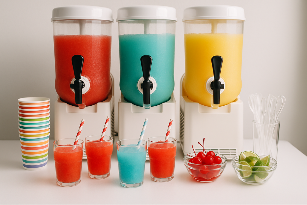 How to Set Up a Slushy Bar for a Party